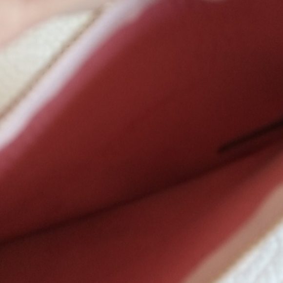 Chico's Pink & White  Floral Faux Clutch/Wristlet - Picture 3 of 6